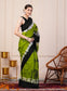 Green Tie & dye cotton saree