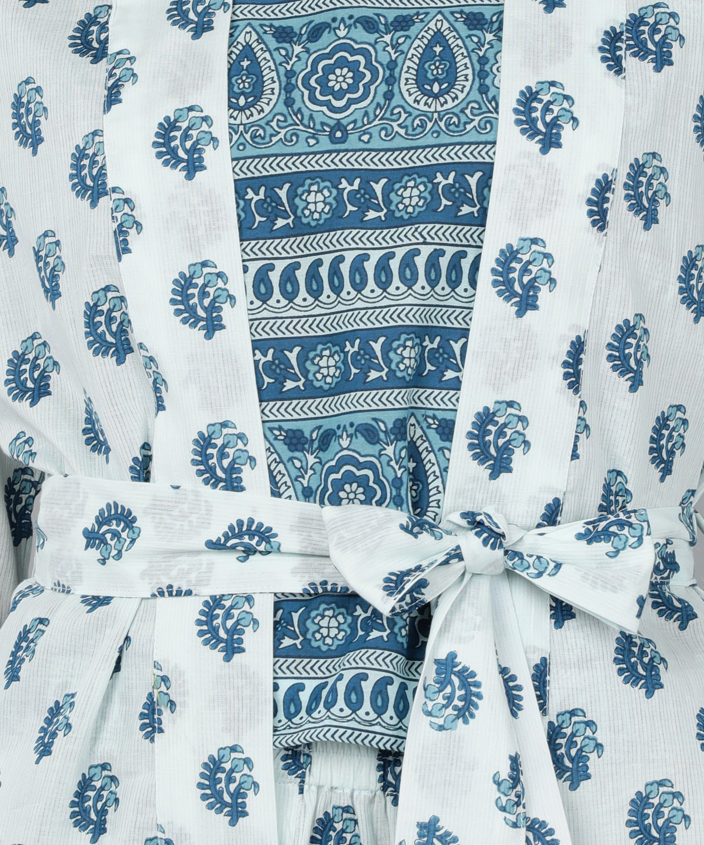 White Cotton Printed Night Dress (pack of 3)